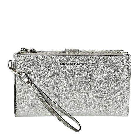 michael kors wallet with silver hardware|michael kors wallet female.